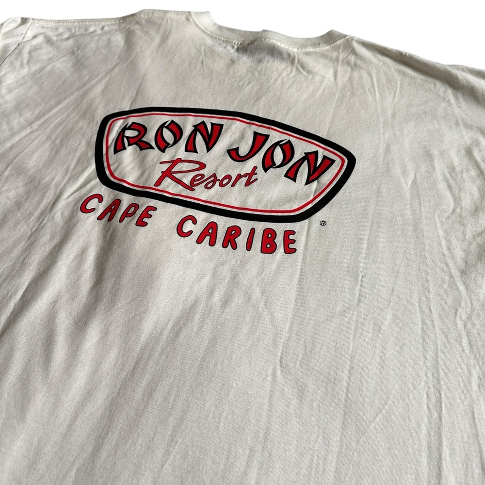 Retro Ron Jon Resort Cape Caribe Graphic T-shirt Size 2X Men’s Big & Tall